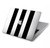 S2297 Black and White Vertical Stripes Hard Case For MacBook Pro 14 M1,M2,M3 (2021,2023) - A2442, A2779, A2992, A2918