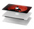 S2955 Wolf Howling Red Moon Hard Case For MacBook Pro 14 M1,M2,M3 (2021,2023) - A2442, A2779, A2992, A2918