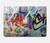 S0588 Wall Graffiti Hard Case For MacBook Pro 16 M1,M2,M3,M4 (2021,2024) - A3403, A3186, A2991, A2780, A2485