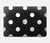 S2299 Black Polka Dots Hard Case For MacBook Pro 16 M1,M2 (2021,2023) - A2485, A2780