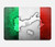 S2338 Italy Flag Hard Case For MacBook Pro 16 M1,M2 (2021,2023) - A2485, A2780