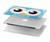S3029 Cute Blue Owl Hard Case For MacBook Pro 16 M1,M2 (2021,2023) - A2485, A2780