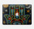 S3175 Hamsa Hand Mosaics Hard Case For MacBook Pro 16 M1,M2,M3,M4 (2021,2024) - A3403, A3186, A2991, A2780, A2485