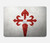 S3200 Order of Santiago Cross of Saint James Hard Case For MacBook Pro 16 M1,M2,M3,M4 (2021,2024) - A3403, A3186, A2991, A2780, A2485
