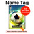 S3844 Glowing Football Soccer Ball Hard Case For iPad mini 6 7, iPad mini (2021,2024)
