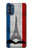 S2859 Vintage France Flag Eiffel Tower Case For Motorola Moto G41