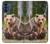 S3558 Bear Family Case For Motorola Moto G41