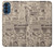 S3819 Retro Vintage Paper Case For Motorola Moto G41