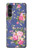 S3265 Vintage Flower Pattern Case For Motorola Moto G200 5G