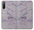 S3215 Seamless Pink Marble Case For Sony Xperia 10 III Lite
