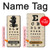 S2502 Eye Exam Chart Decorative Decoupage Poster Case For Sony Xperia Pro-I