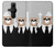 S3557 Bear in Black Suit Case For Sony Xperia Pro-I