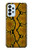 S3365 Yellow Python Skin Graphic Print Case For Samsung Galaxy A23
