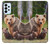 S3558 Bear Family Case For Samsung Galaxy A23