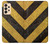 S2231 Yellow and Black Line Hazard Striped Case For Samsung Galaxy A33 5G