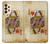 S2833 Poker Card Queen Hearts Case For Samsung Galaxy A33 5G