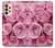 S2943 Pink Rose Case For Samsung Galaxy A33 5G