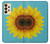 S3039 Vintage Sunflower Blue Case For Samsung Galaxy A33 5G