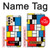 S3814 Piet Mondrian Line Art Composition Case For Samsung Galaxy A33 5G