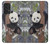 S3793 Cute Baby Panda Snow Painting Case For Samsung Galaxy A53 5G