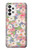 S3688 Floral Flower Art Pattern Case For Samsung Galaxy A73 5G