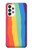 S3799 Cute Vertical Watercolor Rainbow Case For Samsung Galaxy A73 5G