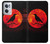 S3328 Crow Red Moon Case For OnePlus Nord CE 2 5G