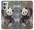 S3793 Cute Baby Panda Snow Painting Case For OnePlus Nord CE 2 5G