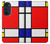 S0157 Composition Red Blue Yellow Case For Motorola Edge 30 Pro