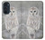 S1566 Snowy Owl White Owl Case For Motorola Edge 30 Pro