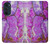 S2907 Purple Turquoise Stone Case For Motorola Edge 30 Pro
