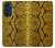 S3365 Yellow Python Skin Graphic Print Case For Motorola Edge 30 Pro
