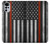 S3472 Firefighter Thin Red Line Flag Case For Motorola Moto G22