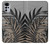 S3692 Gray Black Palm Leaves Case For Motorola Moto G22