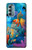 S3227 Underwater World Cartoon Case For Motorola Moto G Stylus 5G (2022)
