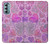 S3710 Pink Love Heart Case For Motorola Moto G Stylus 5G (2022)