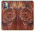 S0603 Wood Graphic Printed Case For Nokia G11, G21