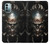 S1027 Hardcore Metal Skull Case For Nokia G11, G21