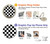 S1611 Black and White Check Chess Board Case For Nokia G11, G21