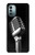 S1672 Retro Microphone Jazz Music Case For Nokia G11, G21