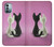 S1832 Love Cat Case For Nokia G11, G21