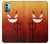 S2454 Red Cute Little Devil Cartoon Case For Nokia G11, G21
