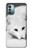 S2569 White Arctic Fox Case For Nokia G11, G21
