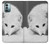 S2569 White Arctic Fox Case For Nokia G11, G21