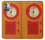 S2780 Vintage Orange Bakelite Radio Case For Nokia G11, G21