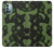 S2877 Green Snake Skin Graphic Printed Case For Nokia G11, G21