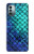 S3047 Green Mermaid Fish Scale Case For Nokia G11, G21