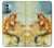 S3184 Little Mermaid Painting Case For Nokia G11, G21