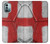S3316 England Flag Vintage Football Graphic Case For Nokia G11, G21