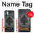 S3446 Black Ace Spade Case For Nokia G11, G21